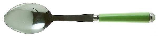 Coutellerie-Green Stripes (Stainless) Solid Serving Spoon