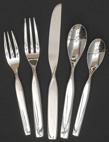 Double Helix (Stainless) 40  Piece Estate Set