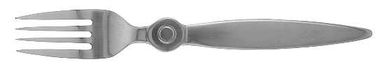 Propeller (Stainless) Individual Salad Fork