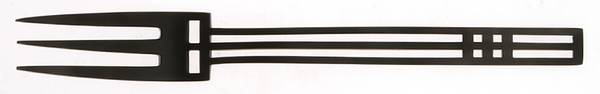 Windows Black (Stainless) Individual Salad Fork