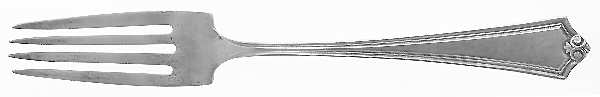 Potomac (Sterling, 1930, No Monograms) Solid Youth Tea Fork