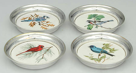 Silverplate Hollowware Coaster - Set of 4