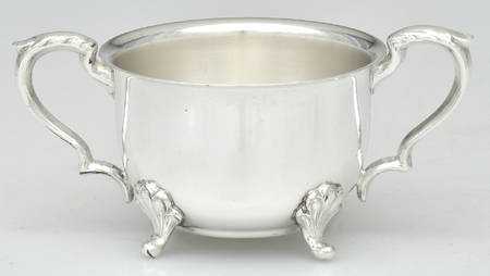 Silverplate Hollowware Mini Open Sugar Bowl by Sheridan Silver Co