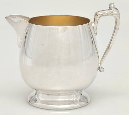 Silverplate Hollowware Creamer by Sheridan Silver Co