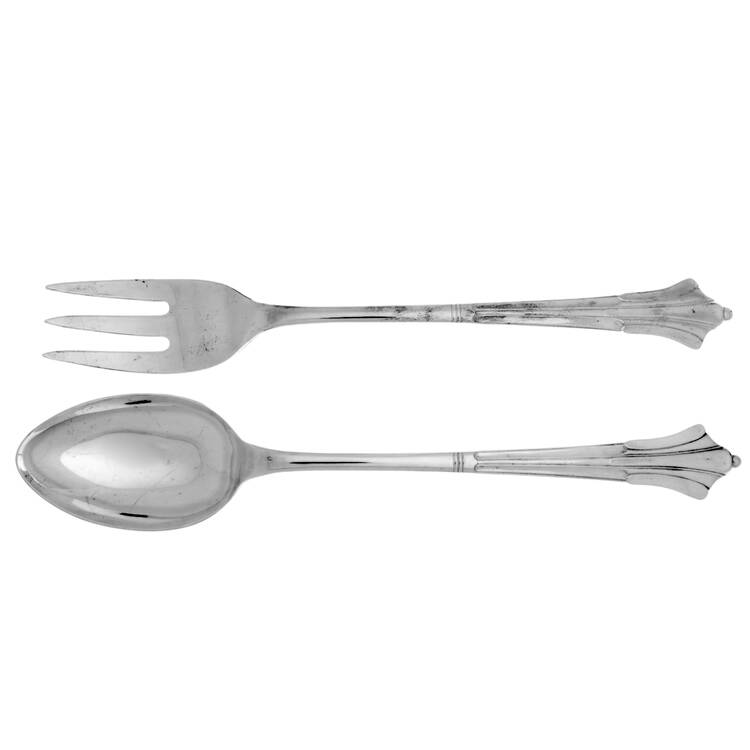Albany (Silverplate) (2 Pc) Solid Buffet Serving Set by Sheffield Original