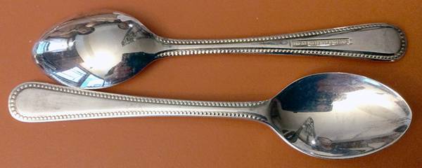Bead (Silverplate) Demitasse Spoon by Sheffield Silver Co (England)