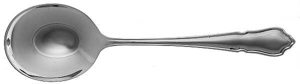 Dubarry (Silverplate) Round Bowl Soup Spoon (Gumbo)
