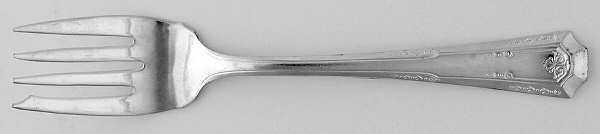 Sheffield Plate Seven (Silverplate)) Individual Salad Fork