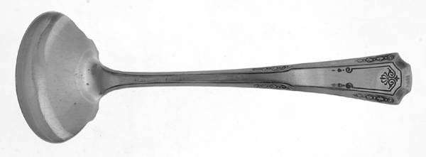 Sheffield Plate Seven (Silverplate)) Solid Piece Cream Ladle