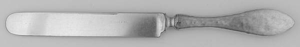 Antique (Sterling, 1904) Blunt Hollow Knife with Bolster