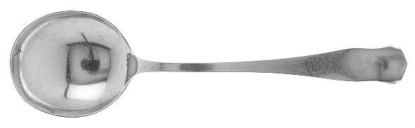 Ramona (Sterling, 1912, No Monograms) Round Bowl Soup Spoon (Cream Soup)