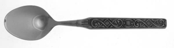 Rosemaling (Pewter) Place/Oval Soup Spoon
