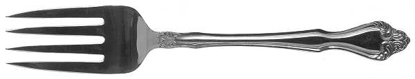 SMA1 Medium Solid Cold Meat Serving Fork