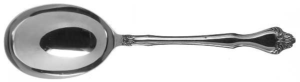 SMA1 Solid Smooth Casserole Spoon