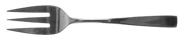 Allison (Stainless) Medium Solid Cold Meat Serving Fork