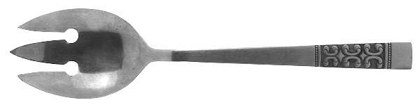 Casa Vista (Stainless) Medium Solid Cold Meat Serving Fork by Stanley Roberts
