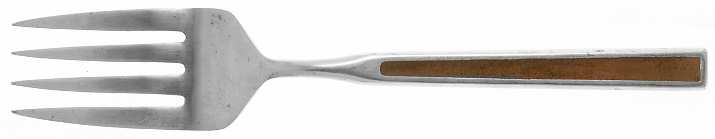 Kamaran (Stainless) Medium Solid Cold Meat Serving Fork