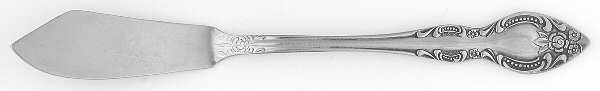 Lisette (Stainless) Flat Handle Master Butter Knife