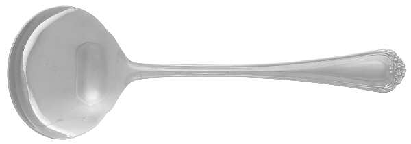 Rose Trio-Rose Petal (Stainless) Solid Gravy Ladle