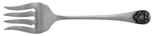 SRB109 Medium Solid Cold Meat Serving Fork