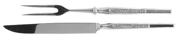 Winthrop (Stainless) Large 2-Piece Roast Carving Set w/Stainless Blade