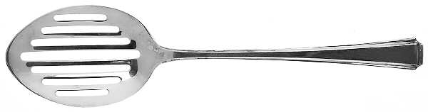 Harley (Silverplate) Pierced Tablespoon (Serving Spoon)