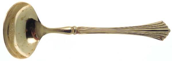 Pavilion (Gold Electroplate) Solid Gravy Ladle