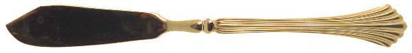 Pavilion (Gold Electroplate) Flat Handle Master Butter Knife