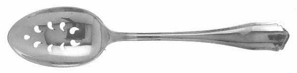 Dolores (Sterling, 1909, No Monograms) Pierced Tablespoon (Serving Spoon)