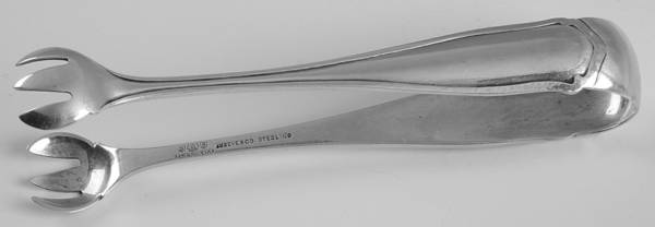 Dolores (Sterling, 1909, No Monograms) Large Sugar Tongs