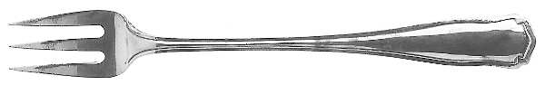 Dolores (Sterling, 1909, No Monograms) Oyster Fork