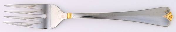 Country Shell Gold (Stainless) Individual Salad Fork