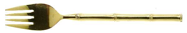Tiburon Gold (Gold Electroplate) Individual Salad Fork