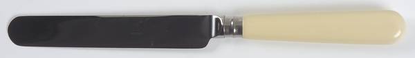 Cambridge-Ivory (Stainless) Blunt Solid Knife by SCOF (France)
