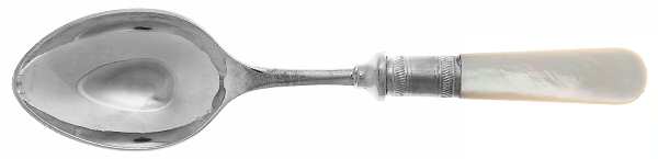 Victoria(Silverplate, Pearlhdl, Less Design Band) Teaspoon