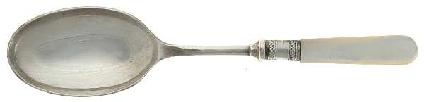 Victoria(Silverplate, Pearlhdl, Less Design Band) Tablespoon (Serving Spoon)