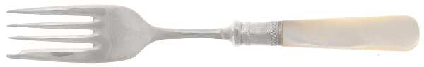 Victoria(Silverplate, Pearlhdl, Less Design Band) Individual Salad Fork