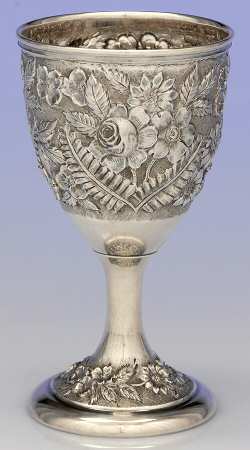 Baltimore Rose (Sterling, Hollowware) Water Goblet