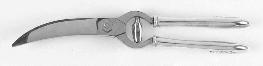 Napoleonic (Sterling, 1905) Poultry Shears with Stainless Blades