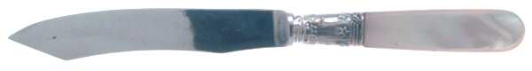 Pearl Handle Flatware 1 (Sterling Bolster) Pearl Handle Individual Fruit Knife