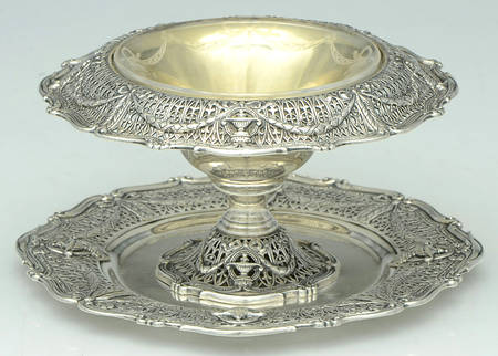 Adam (Sterling, 1909, Hollowware) Centerpiece with Underplate