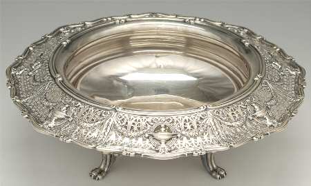 Adam (Sterling, 1909, Hollowware) 16" Round Footed Centerpiece
