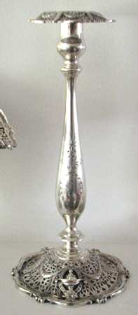 Adam (Sterling, 1909, Hollowware) 13" Weighted Candlestick