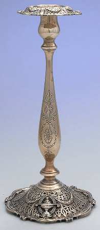 Adam (Sterling, 1909, Hollowware) 13" Weighted Candlestick