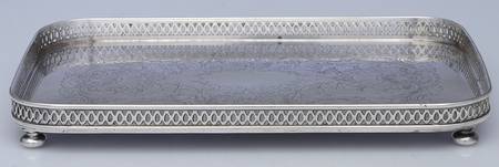 Silverplate Hollowware Vanity Tray by Sheffield Silver Co (USA)