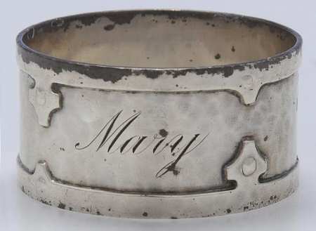 Fourteenth Century (Sterling, Hollowware) Napkin Ring