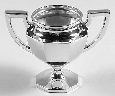 400 (Sterling, Hollowware) Mini Open Sugar Bowl by Scharling