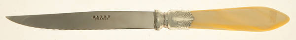 Baguette-Pearlized (Stainless) Individual Steak Knife Hollow Handle