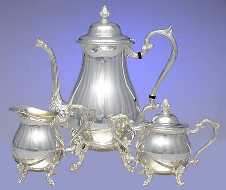 Jack Shepard (Silverplate, Hollowware) (3 Pc) Coffee Set (PCP,PCR,PSU)