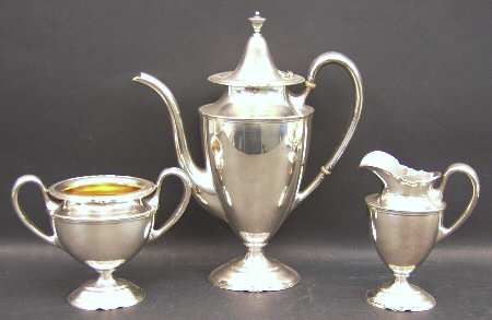 Marie Louise (Sterling, Hollowware) 3 Piece Demi Set